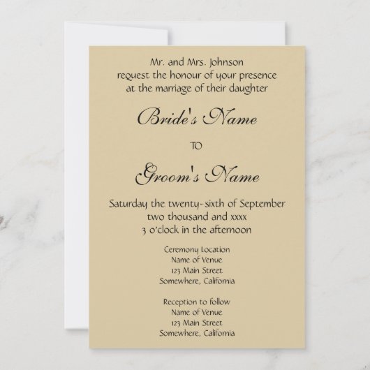 kunst deco bruilding, Pas getrouwd eerste dansdag Kaart (Achterkant)