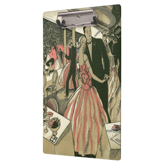  kunst deco bruilding, Pas getrouwd eerste dansdag Klembord (Links)