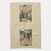 kunst deco bruilding, Pas getrouwd eerste dansdag Theedoek (Verticaal)