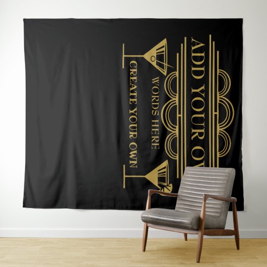 Kunst deco CREËER UW EIGEN foto-achterzijde Wandkleed (In Situ (horizontaal))