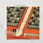 Kunst Deco, de Uitnodiging van de Berichtenwedden (Voorkant / Achterkant)