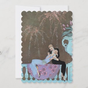 Kunst Deco, de Uitnodiging van het Vuurwerk van d