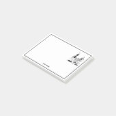  Kunst Deco Fashionable Dames in het strand Post-it® Notes (Schuin)