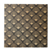  Kunst Deco Gatsby Fan Pattern Tegeltje (Voorkant)