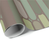Kunst Deco Geïnspireerde ovalen Cadeaupapier (Rol Hoek)