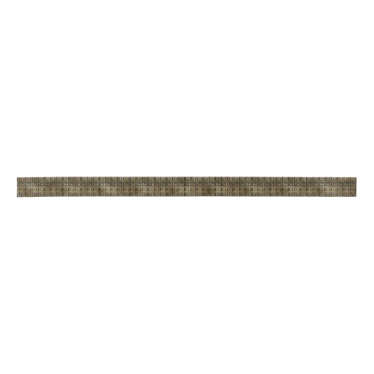 Kunst deco goudzwart betegeld patroon lint (Voorkant)