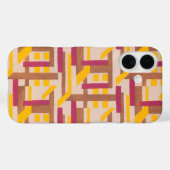 kunst deco Jazz Pochoir Geometric Pattern Case-Mate iPhone Case (Achterkant (horizontaal))