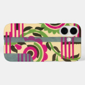 kunst deco Jazz Pochoir Geometric Pattern Case-Mate iPhone Case (Achterkant (horizontaal))