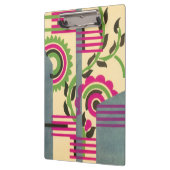 kunst deco Jazz Pochoir Geometric Pattern Klembord (Links)