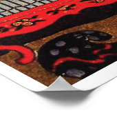 Kunst Deco ~ L'Oiseau Volage van Barbier Poster (Hoek)