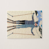  Kunst Deco, Lovers in Snow door George Barbier Legpuzzel (Horizontaal)