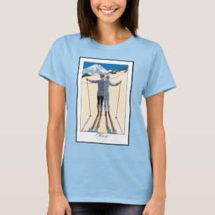  Kunst Deco, Lovers in Snow door George Barbier T-shirt