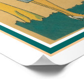 Kunst Deco Mode Schets 1930 Poster (Hoek)