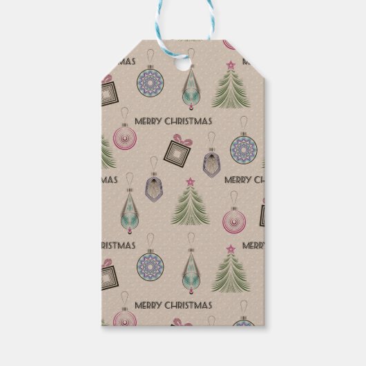 Kunst deco moderne  decoratie cadeaulabel (Voorkant)