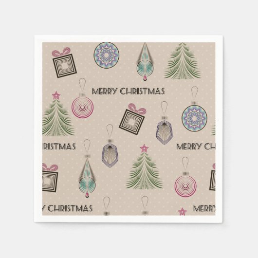 Kunst deco moderne  decoratie servet (Voorkant)