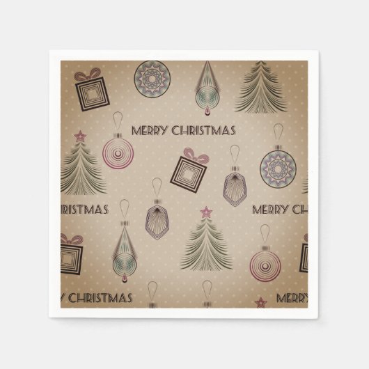 Kunst deco moderne  decoratie servet (Voorkant)