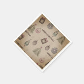 Kunst deco moderne  decoratie servet (Hoek)