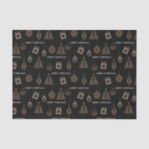 Kunst deco moderne sierdecoratie  zwarte gol tissuepapier