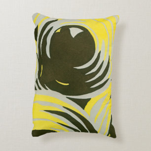 kunst deco Pochoir Jazz geometrische cirkels Accent Kussen