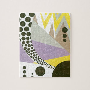  kunst Deco Pochoir Jazz Geometrische patronen Legpuzzel