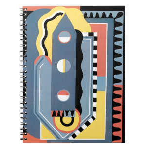  kunst Deco Pochoir Jazz Geometrische patronen Notitieboek