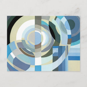  kunst Deco Pochoir Jazz Geometrische vormen Briefkaart