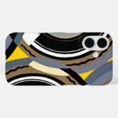 kunst Deco Pochoir Jazz Geometrische vormen Case-Mate iPhone Case (Achterkant (horizontaal))