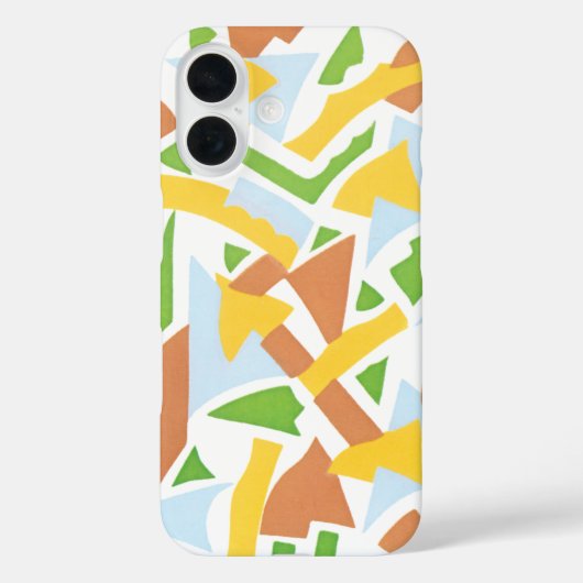  kunst Deco Pochoir Jazz Geometrische vormen Case-Mate iPhone Case (Achterkant)
