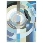  kunst Deco Pochoir Jazz Geometrische vormen Klembord (Achterkant)