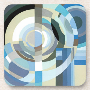  kunst Deco Pochoir Jazz Geometrische vormen Onderzetter