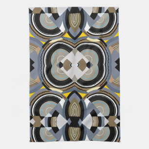  kunst Deco Pochoir Jazz Geometrische vormen Theedoek