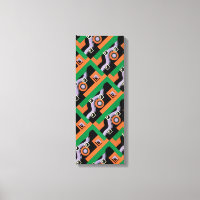 Kunst Deco Pochoir Jazz Illustratiepatroon