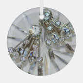  kunst Deco Rhinestones Elegant Glam Glas Ornament (Voorkant)