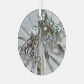  kunst Deco Rhinestones Elegant Glam Glas Ornament (Voorkant links)