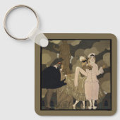Kunst Deco, verrassing van George Barbier Sleutelhanger (Voorkant)