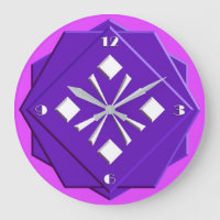 Kunst Deco viool en orchidee geometrisch patroon