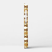 Kunst Deco Wallpaper Pattern, Tan and Brown Case-Mate iPhone Case (Achterkant / Links)