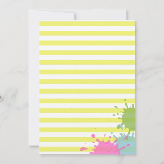 Kunst | Deelnemende partij nodigt uit Kaart (Achterkant)