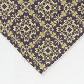 Kunst demaspatroon, gouden fleece deken (Hoek)