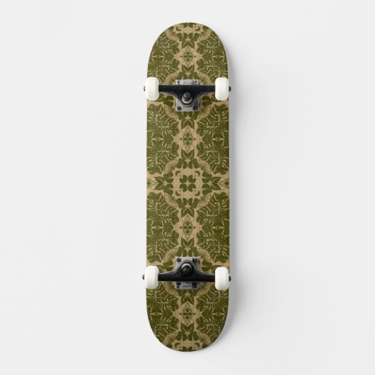 Kunst  demaspatroon skateboard (Voorkant)