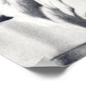 Kunst Eagle & Flag Poster (Hoek)