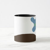 Kunst eerst! Vetgedrukte kleur Splash-Mok Mok (Midden)