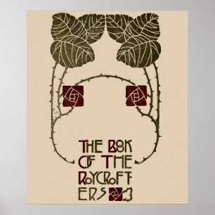 Kunst en Ambacht Roycroft boek van Elbert Hubbard Poster