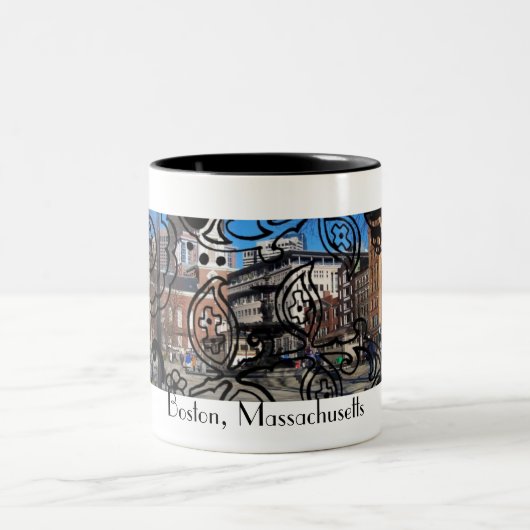 Kunst en ambachtelijke Mok Boston (Center)