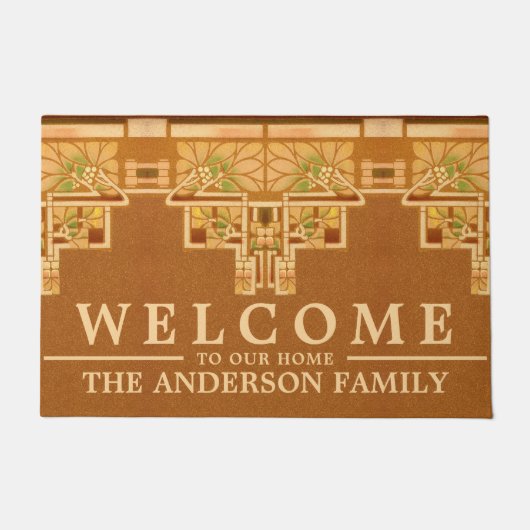 Kunst en ambachtslieden, ambachtsman of touwstijl deurmat (Voorkant)