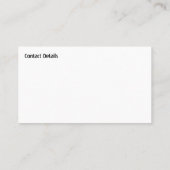 KUNST EN DESIGN VISITEKAARTJES (Achterkant)