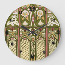 Kunst en gekleurd glas, geïnspireerd op klok!