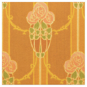 Kunst en kunstschilders Roze rozen Floral Patroon Stof