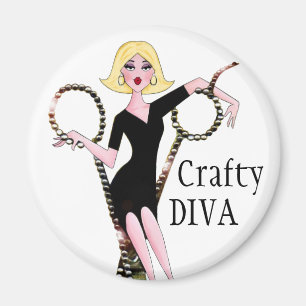 Kunst en kunstwerken DIVA magnet Magneet
