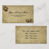 Kunst- en vuurvaste Prints - Visitekaartje (Voorkant / Achterkant)